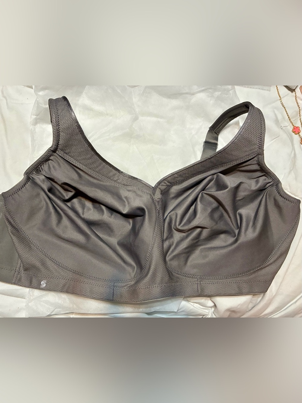 Glamorise Bra Pewter Grey 48DD